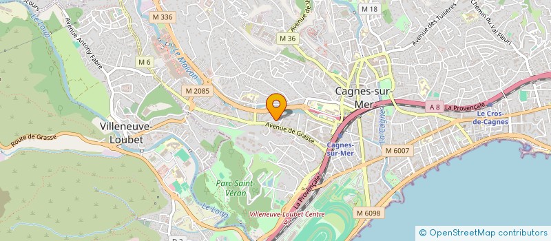 localisation de l'entreprise BAK IMPORT à CAGNES-SUR-MER