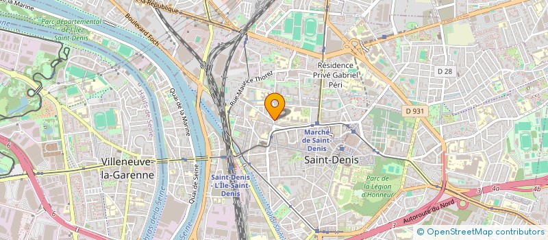 localisation de l'entreprise BAK'O à SAINT-DENIS