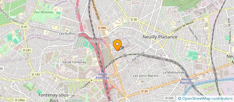 localisation de l'entreprise BAK'S HOLDING à FONTENAY-SOUS-BOIS