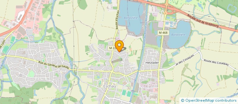 localisation de l'entreprise BAK57G  ESCHAU