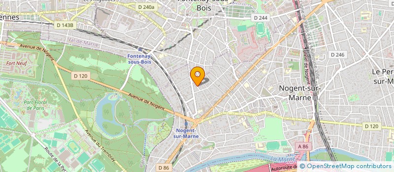 localisation de l'entreprise BAKA à NOGENT-SUR-MARNE