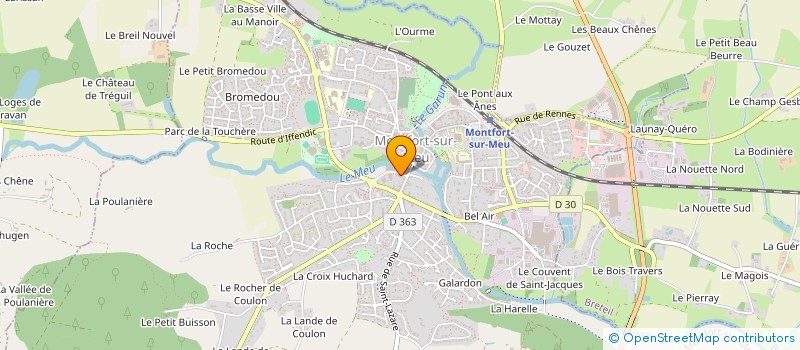 localisation de l'entreprise BAKA  MONTFORT-SUR-MEU