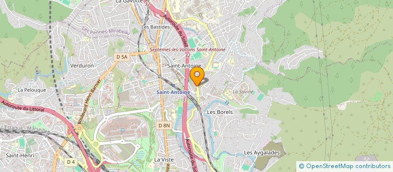 localisation de l'entreprise BAKA TP à MARSEILLE