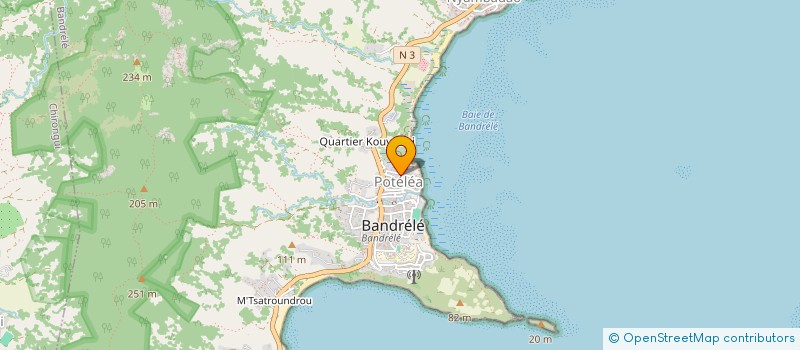 localisation de l'entreprise BAKAMA à BANDRELE