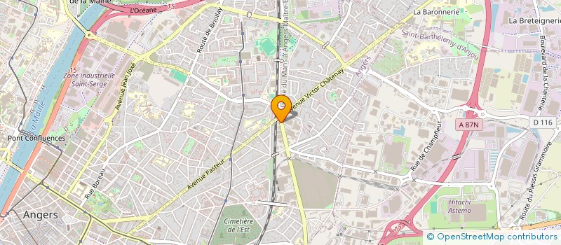 localisation de l'entreprise BAKANAL à ANGERS
