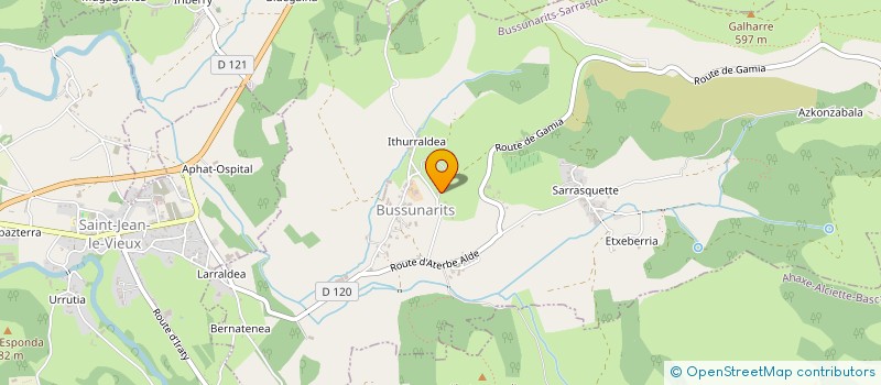 localisation de l'entreprise BAKANTZA  GAMARTHE