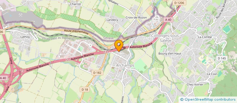 localisation de l'entreprise BAKARA GROUPE PATRIMONIAL  ARCHAMPS