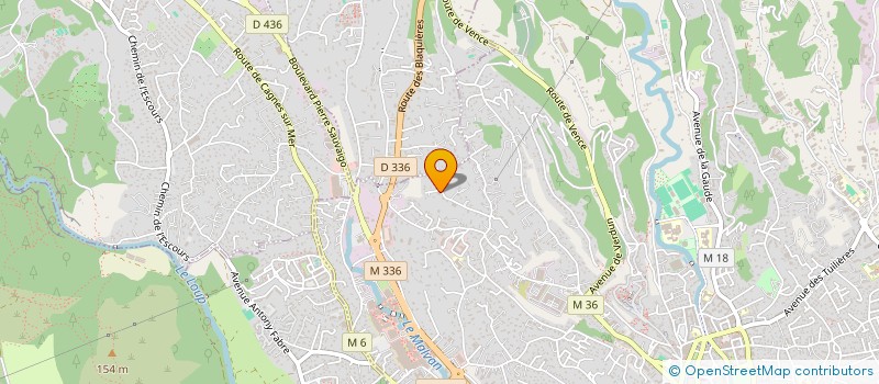 localisation de l'entreprise BAKARAT à CAGNES-SUR-MER