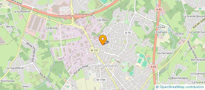 localisation de l'entreprise BAKATU CONSULTING à LES SORINIERES