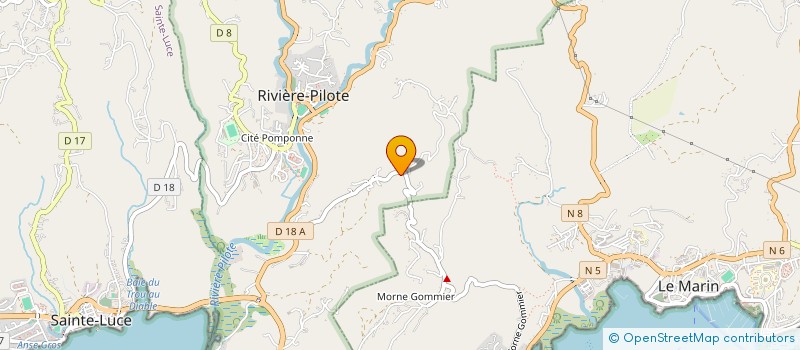 localisation de l'entreprise BAKE AN TOUT SOS  RIVIERE-PILOTE