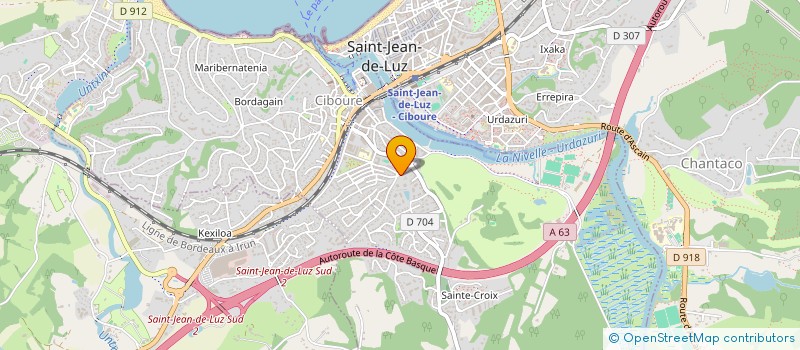 localisation de l'entreprise BAKEA  CIBOURE