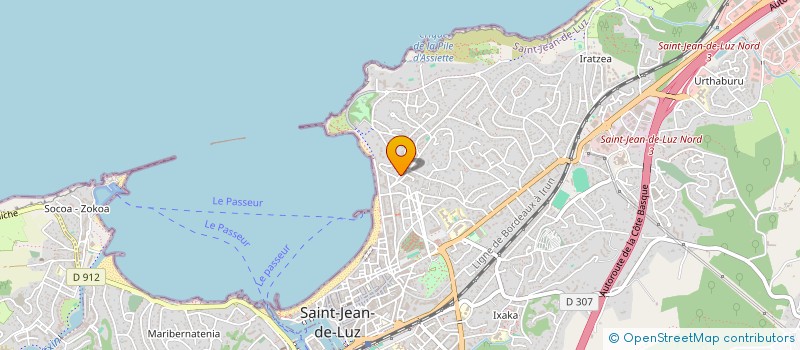 localisation de l'entreprise BAKEA  SAINT-JEAN-DE-LUZ