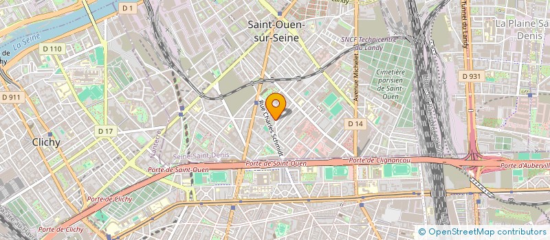 localisation de l'entreprise BAKEA  SAINT-OUEN-SUR-SEINE