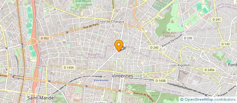 localisation de l'entreprise BAKELITE FILMS  VINCENNES