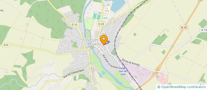 localisation de l'entreprise BAKER à CLOYES-LES-TROIS-RIVIERES