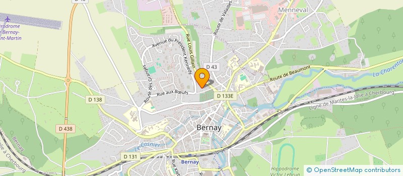 localisation de l'entreprise BAKER  BERNAY