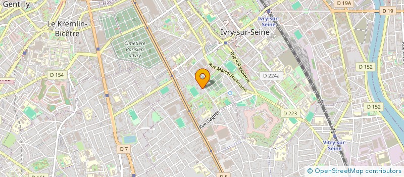 localisation de l'entreprise BAKER MULTISERVICES  IVRY-SUR-SEINE