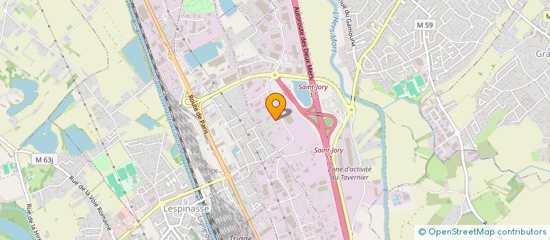 localisation de l'entreprise BAKER PRO INDUSTRIES  BRUGUIERES