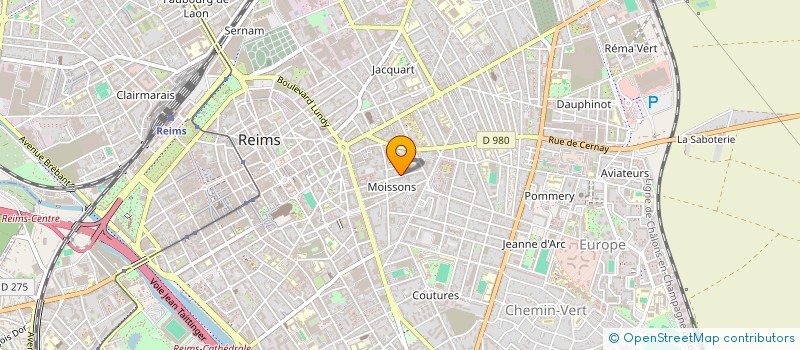 localisation de l'entreprise BAKER-RENT à REIMS