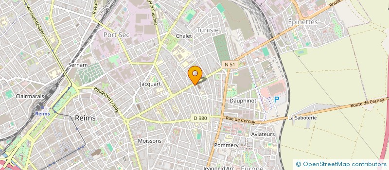 localisation de l'entreprise BAKER SERVICES  REIMS