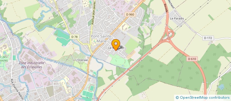 localisation de l'entreprise BAKER STREET  PONT-SAINTE-MARIE