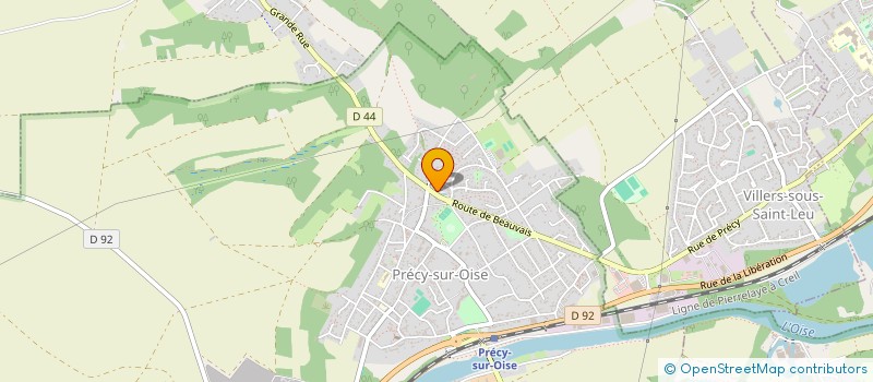 localisation de l'entreprise BAKER STREET  PRECY-SUR-OISE