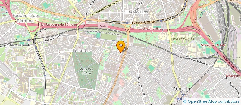 localisation de l'entreprise BAKER SYSTEM à LILLE