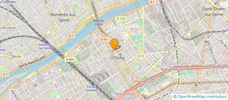 localisation de l'entreprise BAKERMIN DESIGN à CLICHY