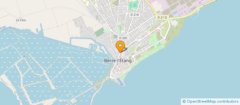 localisation de l'entreprise BAKHOUT BTP à BERRE-L'ETANG