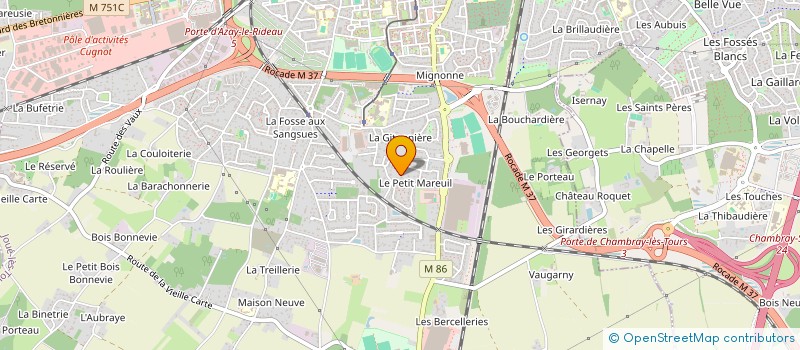 localisation de l'entreprise BAKI  JOUE-LES-TOURS