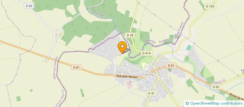 localisation de l'entreprise BAKI BAT à CHEROY