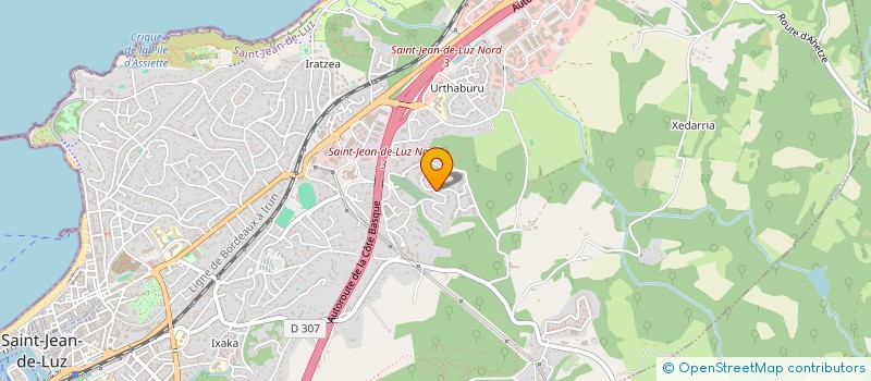 localisation de l'entreprise BAKIAN BIZI  SAINT-JEAN-DE-LUZ