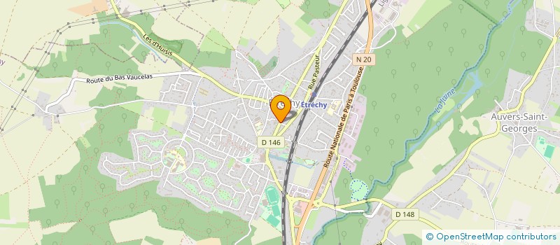 localisation de l'entreprise BAKITHO  ETRECHY