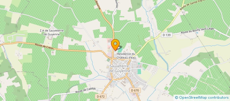 localisation de l'entreprise BAKITO à SAUVETERRE-DE-GUYENNE