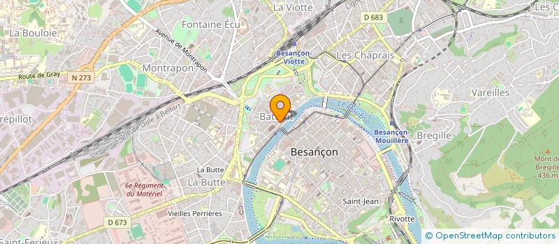 localisation de l'entreprise BAKKAR SALON à BESANCON
