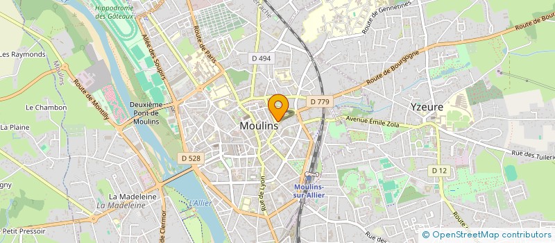 localisation de l'entreprise BAKLAND MGMT  MOULINS