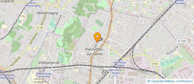 localisation de l'entreprise BAKLI à PIERREFITTE-SUR-SEINE