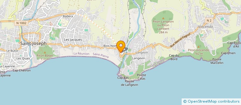 localisation de l'entreprise BAKO SARL à SAINT-JOSEPH