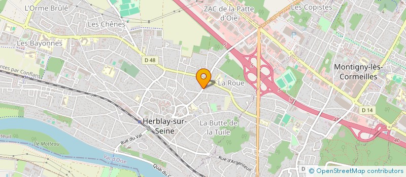 localisation de l'entreprise BAKOMAMI ENTERTAINMENT  HERBLAY-SUR-SEINE