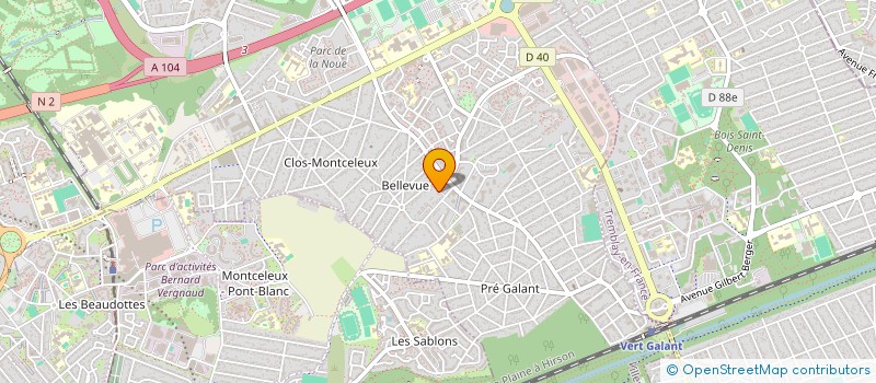 localisation de l'entreprise BAKOS ENVIRONNEMENT à VILLEPINTE