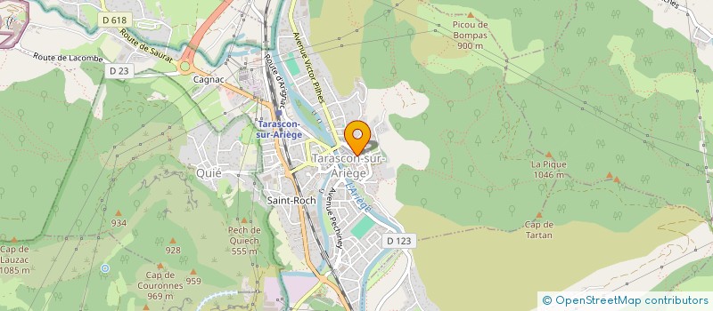 localisation de l'entreprise BAKOST à TARASCON-SUR-ARIEGE