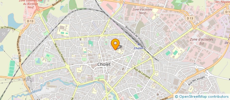localisation de l'entreprise BAKOU  CHOLET