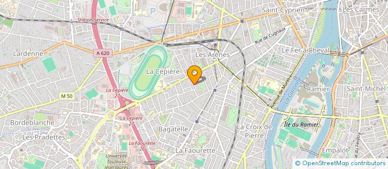 localisation de l'entreprise BAKOU 98 à TOULOUSE