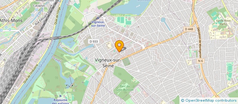 localisation de l'entreprise BAKOUNOU à VIGNEUX-SUR-SEINE