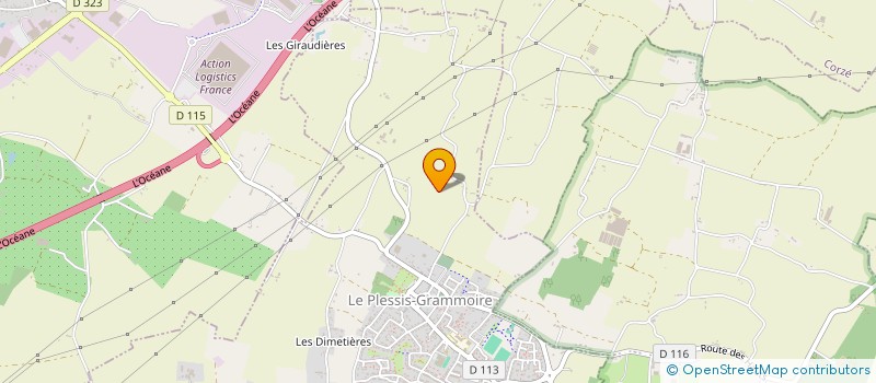 localisation de l'entreprise BAKRI à PLESSIS-GRAMMOIRE (LE)