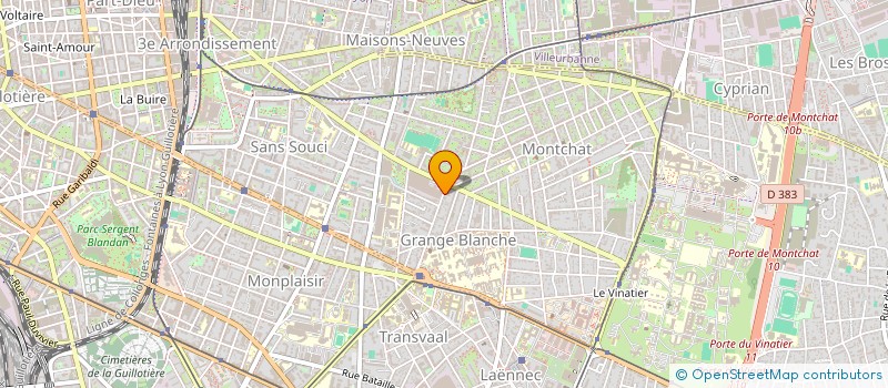 localisation de l'entreprise BAKRIN  LYON