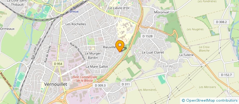 localisation de l'entreprise BAKS à DREUX