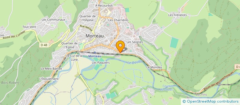 localisation de l'entreprise BAL 2000 POLISSAGE à MORTEAU