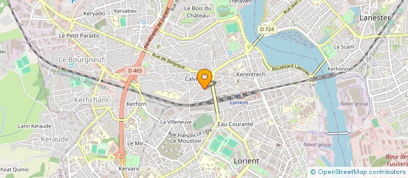 localisation de l'entreprise BAL  LORIENT