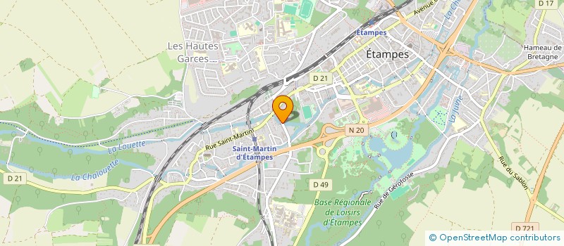 localisation de l'entreprise BAL à ETAMPES